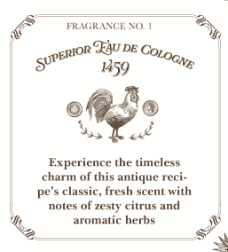 Superior Eau de Cologne 1459 | Antique Victorian Fragrance | AROMANTIQUE Line